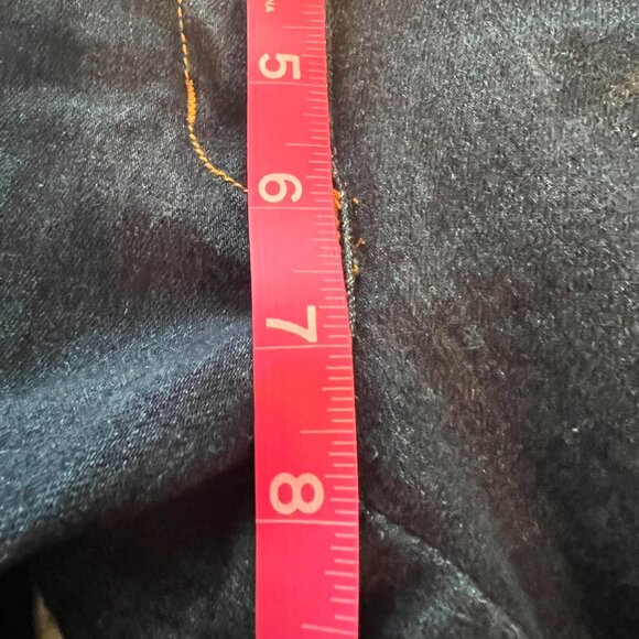 BebeVintage Y2K Low Rise boot cut Indigo jeans with belt buckle closure  EUC - Picture 5 of 8
